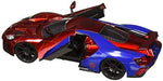 2017 Ford GT with Spider-Man Figure -  Jada 1/24 - 99725  - Passion Diecast 