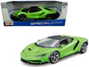 Lamborghini Centenario Green  Maisto  1-18 - 31386 GR  -  Passion Diecast 