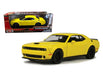 2018 Dodge Challenger SRT Hellcat Widebody Yellow - Motormax 1/24 - 79350 YL - Passion Diecast 