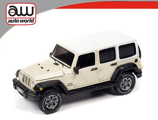 Jeep Wrangler JK Unlimited Sport Beige - Auto World 1:64 Premium - AWSP054 B Passion Diecast 