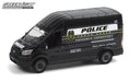 2020 Ford Transit LWB High Roof - Terre Haute, Indiana Police Prisoner Transport - greenlight 1/64  Hobby Exclusive - 30212