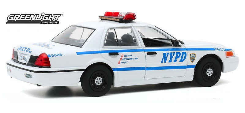 2011 Ford Crown Victoria Police New York City Police Dept (NYPD) - Greenlight 1/24 - 85513 -  Passion Diecast 
