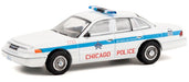 1995 Ford Crown Victoria Police Interceptor - Chicago Police Department - Hot Pursuit 36 - 1-64 Greenlight 42930 D  - Diecast