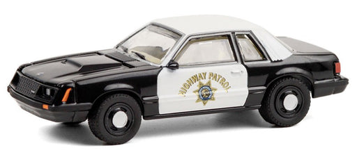 1982 Ford Mustang SSP - California Highway Patrol - Hot Pursuit 36 - 1-64 Greenlight 42930 C  - Passion Diecast