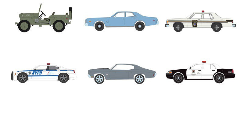 Hollywood Série 30  Assortiment  1-64  greenlight 44900 - Passion Diecast