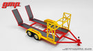 Shell Oil  Tandem Car Trailer with Tire Rack - Yellow  GMP 1/18 - 18949 -   Passion Diecast 