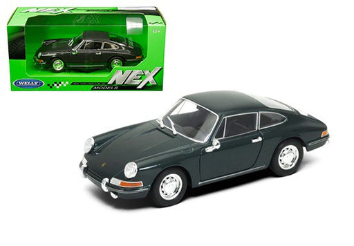 1964 Porsche 911 (901) Grey  - Welly 1/24 - 24087 GRY - Passion Diecast 