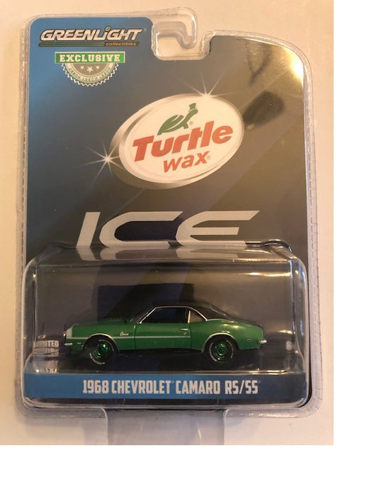 1968 Chevrolet Camaro SS - Turtle Wax Ice  Lasting Diamond Brilliance  (Hobby Exclusive)1/64  GREENMACHINE  30018GR