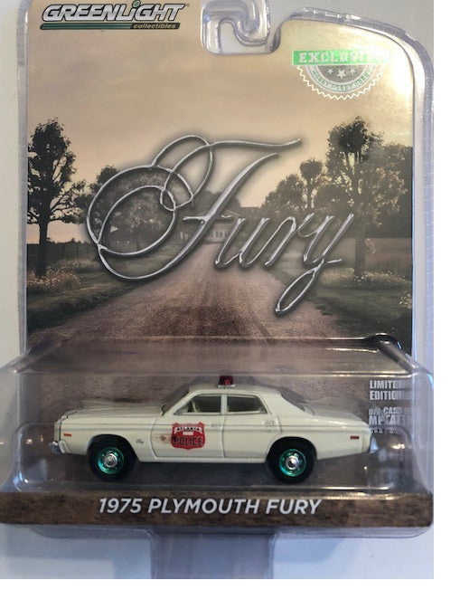 1975 Plymouth Fury - Atlanta, Georgia Police - GREENMACHINE 1/64   Hobby Exclusif - 30174GR