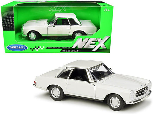 1963 Mercedes Benz 230SL Coupe Beige  - Welly 1/24 - 24093 CRM - Passion Diecast 