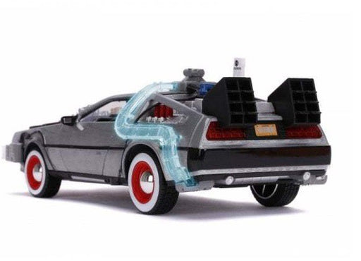Delorean Time Machine with Light - Back to the Future Part III-  Jada 1/24 - 32166  - Passion Diecast