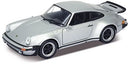 1974 Porsche 911 Turbo 3.0 Silver - Welly 1/24 - 24043 Sil - Passion Diecast 