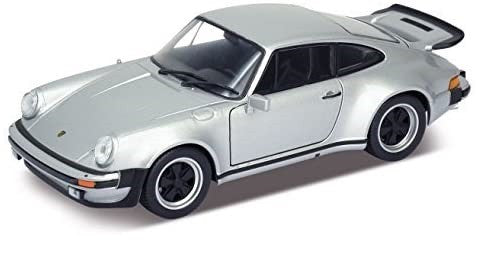 1974 Porsche 911 Turbo 3.0 Silver - Welly 1/24 - 24043 Sil - Passion Diecast 