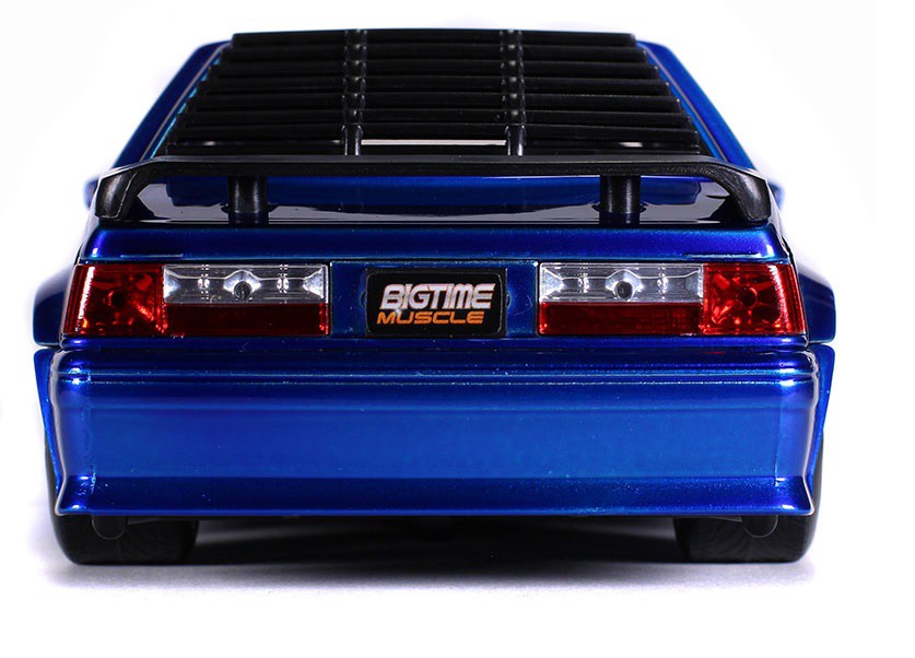 1989 Ford Mustang GT  Blue   "Bigtime Muscle" - Jada 1/24 - 31863 - Passion Diecast 