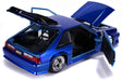 1989 Ford Mustang GT  Blue   "Bigtime Muscle" - Jada 1/24 - 31863 - Passion Diecast 