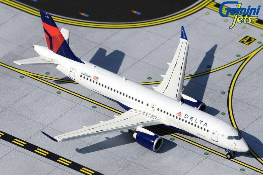 Delta Airbus A220-300 N302DU - Gemini Jets 1/400 GJDAL1926 - Passion Diecast 
