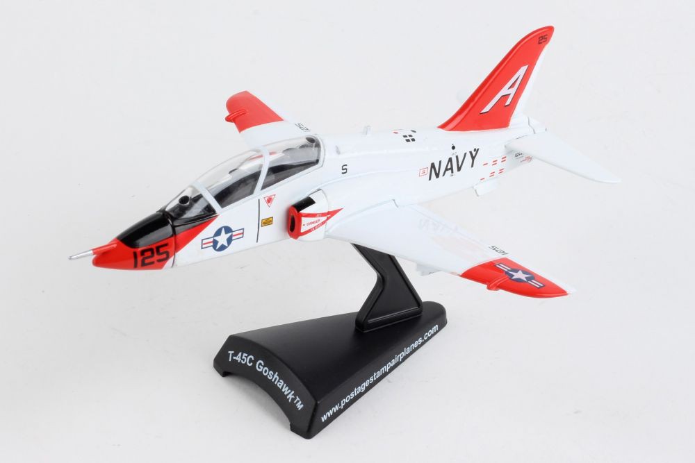 McDonnell Douglas T-45C Goshawk POSTAGE STAMP 1/100 PS5369-1 Passion Diecast 