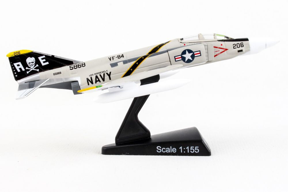 McDonnell Douglas F-4 PHANTOM II JOLLY ROGERS VFA-84 POSTAGE STAMP 1/155 PS5384-4 Passion Diecast