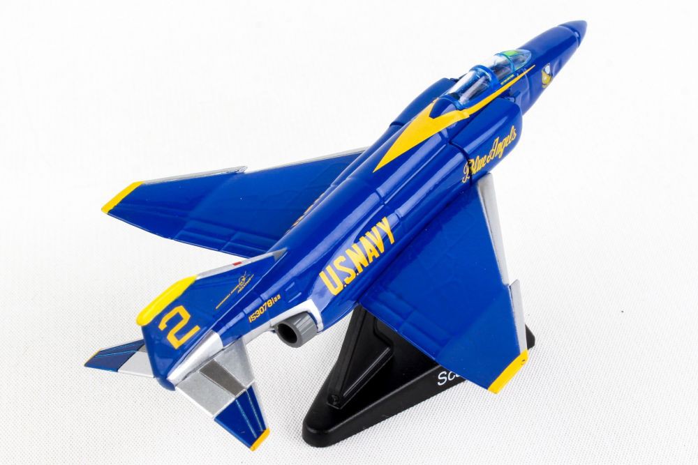 McDonnell Douglas F-4 PHANTOM II Blue Angels / POSTAGE STAMP 1/155 PS5384-5 Passion Diecast