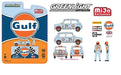 1967 Austin mini Cooper " GULF " w/ Driver Figure  - greenlight 1/64 - MiJo Exclusives - 51378 - Passion Diecast
