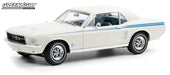 1967 Ford Mustang Coupe - Indy Pacesetter Special - Wimbledon White - Greenlight 1/18 - 13584 - Passion Diecast 