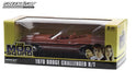 1970 Dodge Challenger R/T Convertible in Rallye Red - The Mod Squad (TV Series) - Greenlight 1/18 - 13565  - Passion Diecast 