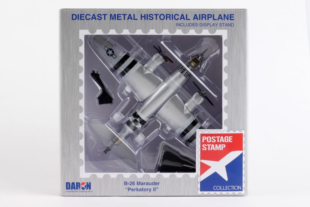 Martin B-26 Marauder "PERKATORY II" USAAF / POSTAGE STAMP 1/107  PS5562-3 - Passion Diecast  