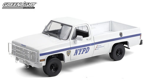 1984 Chevrolet CUCV M1008 - New York City Police Department (NYPD) - White -  1/18  Greenlight 13561  -  Passion Diecast