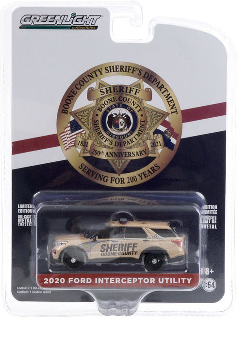2020 Ford Police Interceptor - Boone County Sheriff’s - Anniversary Collection 11 - 1,64 greenlight - 28040 E - Passion Diecast