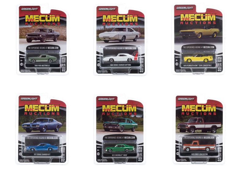 Mecum Auctions Series 5  Assortment  1-64 greenlight - 37210 - Passion Diecast