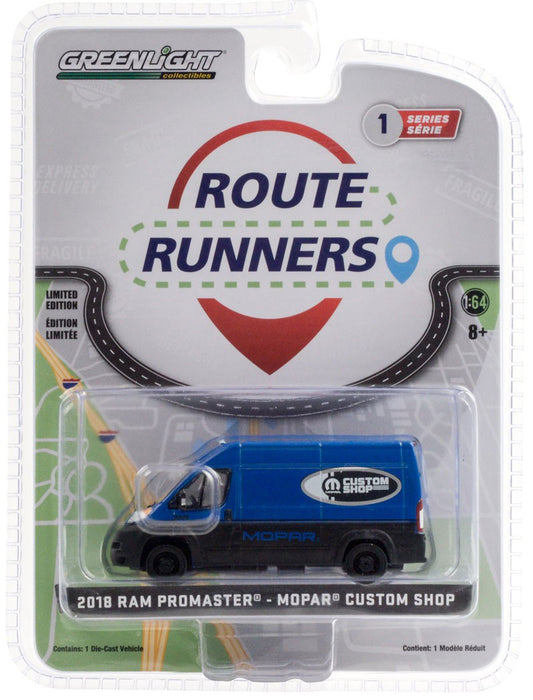 Ram ProMaster 2500  MOPAR Custom Shop  - Route Runners Series 1-  Greenlight 1-64  -  53010 C - Passion Diecast