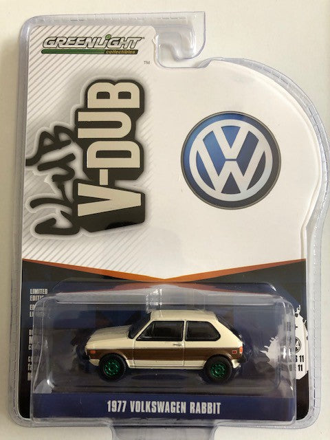 1977 Volkswagen Rabbit with Woody Graphics - Club Vee-Dub Series 11  - GREENMACHINE  1/64  - 30000 EGR