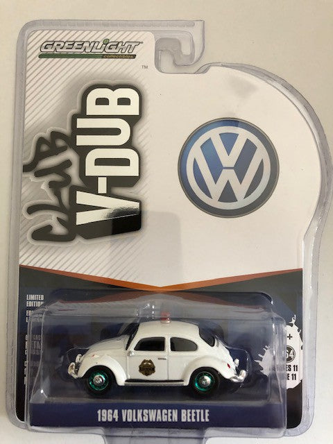 1964 Volkswagen Beetle - Scottsboro, Alabama Police Department - Club Vee-Dub Series 11  - GREENMACHINE 1/64  - 30000 AGR