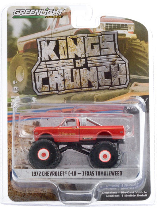 Texas Tumbleweed - 1972 Chevy C-10 Monster Truck - Kings of Crunch Series 7 -  1-64 greenlight 49070 B - Passion Diecast