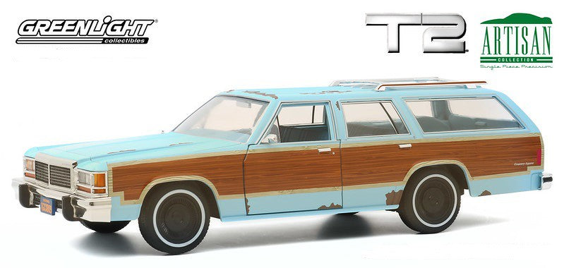 1980 Ford LTD Country Squire - Terminator 2: Judgment Day -  Greenlight  Artisan Collection  1/18 - 19085 -  Passion Diecast 