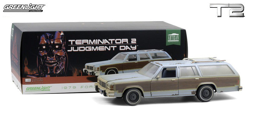 1980 Ford LTD Country Squire - Terminator 2: Judgment Day -  Greenlight  Artisan Collection  1/18 - 19085 -  Passion Diecast 