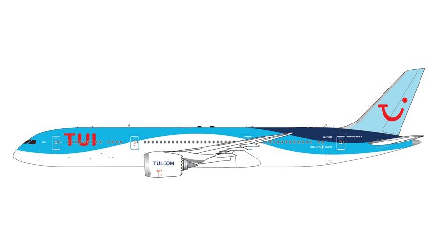 TUI Airways Boeing 787-9 G-TUIM / GeminiJets 1/400 - GJTOM1937 - Passion Diecast