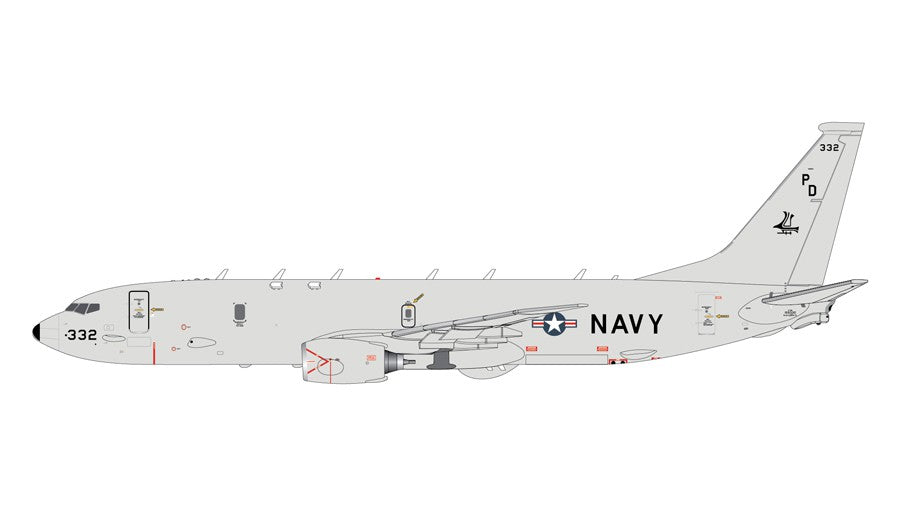 US Navy Boeing P8A Poseidon (B737-800) No.169332 / GeminiMacs GJUSN101 - Passion Diecast 