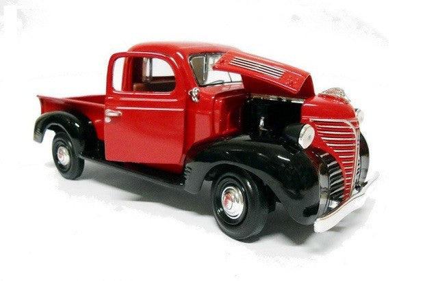 1941 Plymouth Pickup Red  - Motormax 1/24 73278 RD - Passion Diecast 