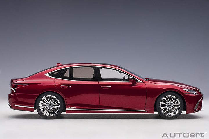 Lexus LS 500h Manganese Luster Metallic Black Interior - AUTOart 1/18 - 78867 - Passion Diecast