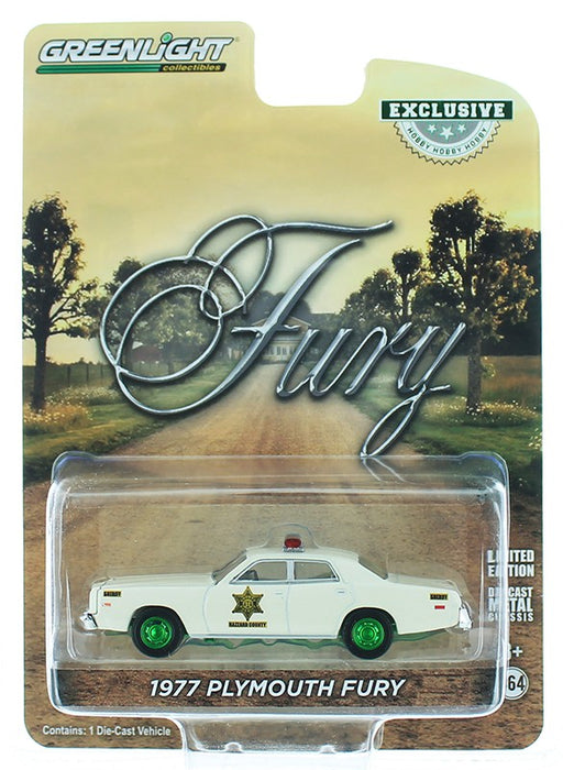 1977 Plymouith Fury - Hazzard County Sherif -  Duke of Hazzard   (Hobby Exclusive) 1/64 Greenlight 30110
