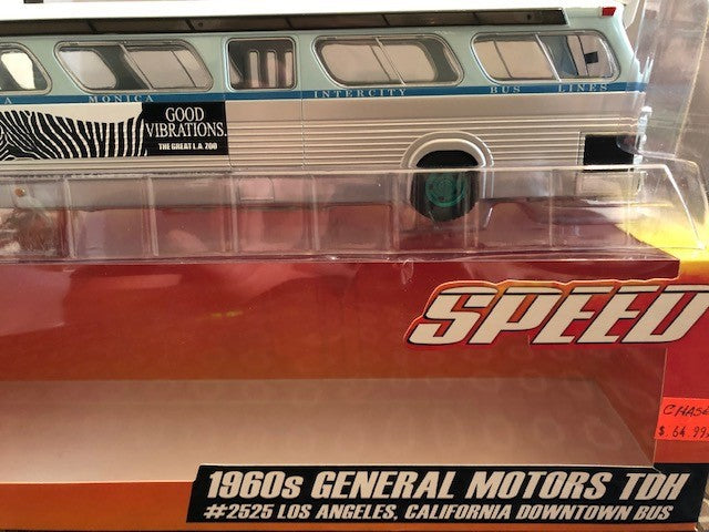 1960s General Motors TDH no 2525 Los Angeles,  Downtown Bus - Speed - GREENMACHINE 1/43 86544GR