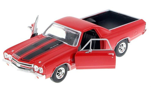 1970  Chevrolet El Camino SS 396  Red  - Motormax 1/24 - 79347 RD - Passion Diecast
