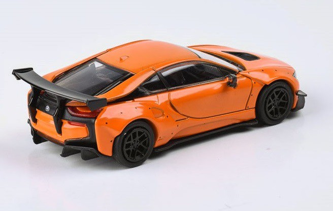 Liberty Walk LB Works BMW i8 LHD Orange  -  Para64  - PA-55144  - Passion Diecast 