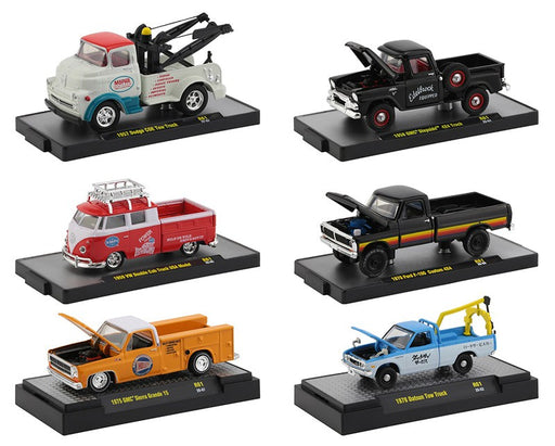 Auto-Trucks Release 61    Assortment of 6 - M2 Machines 1-64 - 32500-61 - Passion Diecast 