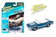 1970 Oldsmobile 442 Convertible Agean Aqua - Classic Gold Release 2 -  Johnny Lightning 1:64 - JLSP102 A -  Passion Diecast 