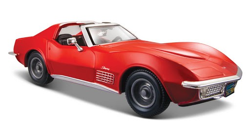 1970 Chevrolet Corvette Red - Maisto 1/24 - 31202 RD  - Passion Diecast
