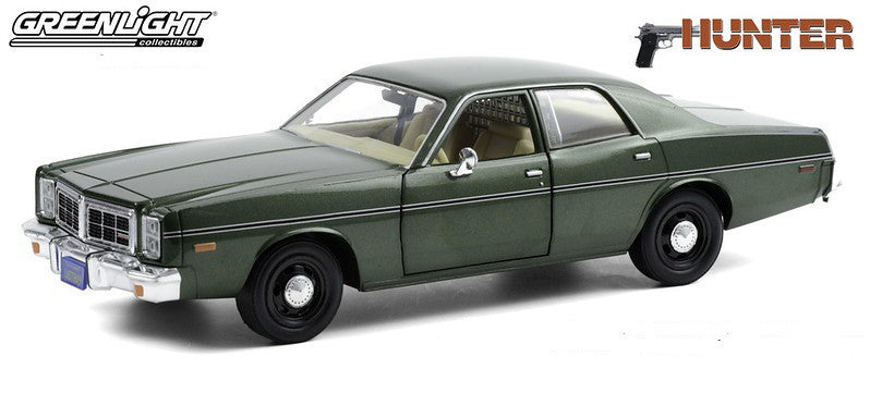 1977 Dodge Monaco  Hunter  TV Series -  Greenlight 1/24 , 84123 -  Passion Diecast 
