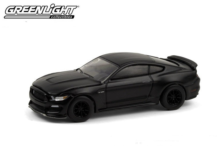 2016 Ford Mustang Shelby GT350 - Black Bandit Series 24   1-64 Greenlight 28050 E- Passion Diecast