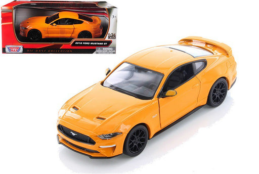 2018 Ford Mustang Gt  Orange - Motormax 1/24 - 793582 OR - Passion Diecast 